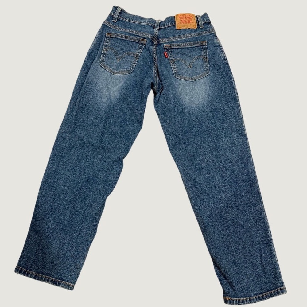 Vintage Y2K 2002 Levi's 550 Relaxed Tapered Jeans Medium Wash 4S - Picture 2 of 8